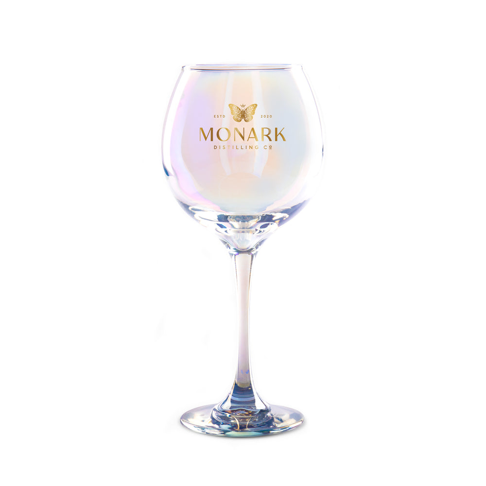 Branded Iridescent Gin Glass